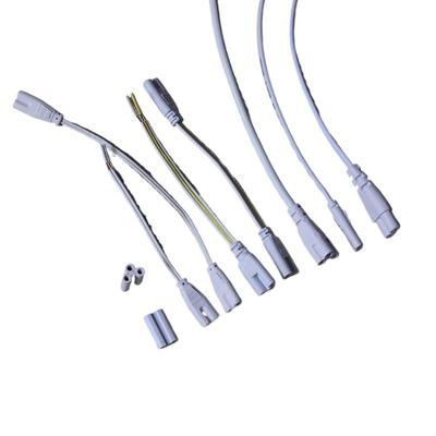 T4/T5/T8 LED支架连接线电线灯管插头线延长线灯饰配件