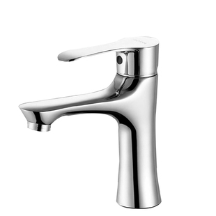 箭牌精铜水龙头家用七字冷热面盆龙头洗脸盆浴室柜洗漱龙头带软管