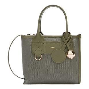 【春夏新品】FURLA芙拉DIVIDE迷你女士帆布托特包手提包斜挎包