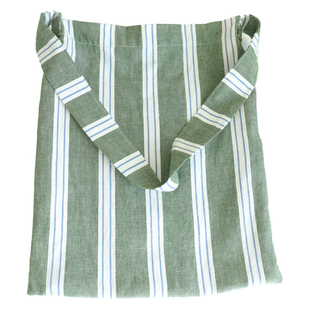 韩国JZ进口布料先染棉麻布亚麻条纹面料色织服装包袋餐垫桌布弹性