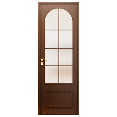 卫生间铝合金门家用厕所浴室门中古风2025新款宋式美学钢化玻璃