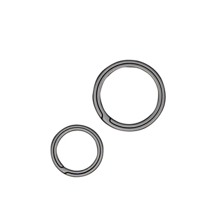 钛合金汽车钥匙圈环搭配钥匙扣挂件纯钛扁圈圆圈快拆钥匙扣EDC