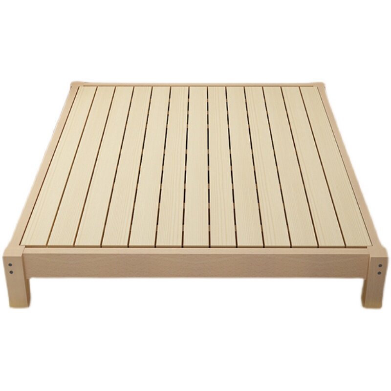 榉木榻榻米床无床头床地台民宿