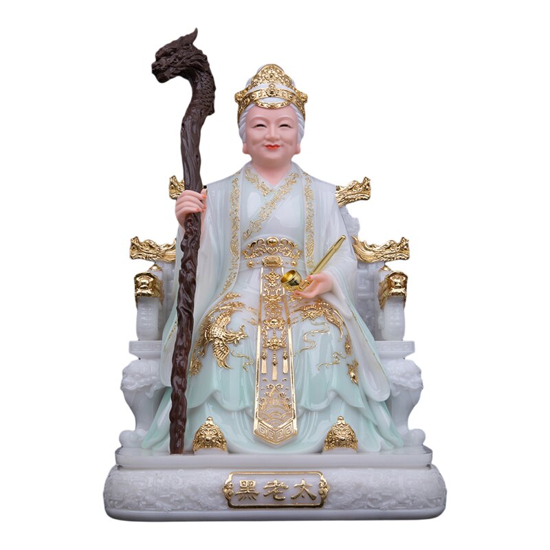 汉白玉天青祝福家用四大家族摆件