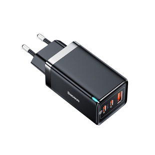 Baseus 65W GaN5 Pro Charger Quick Charging for iPhone 17 16 15 iPad MacBook Samsung EU欧标充电器插头