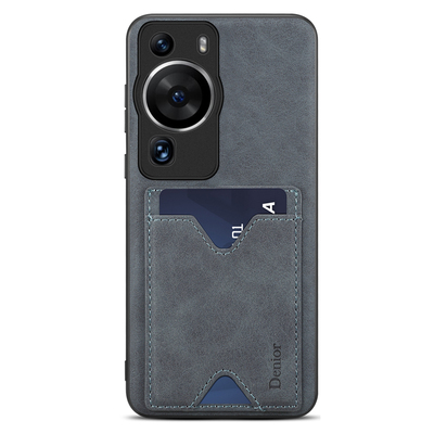 华为荣耀可放卡带支架硅胶皮质壳