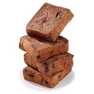 甘小鲜精酿黑巧吐司面包早餐0防腐剂黄油厚切牛乳吐司巧克力面包