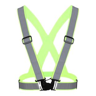 佳护 松紧款反光背心马甲反光衣安全防护服骑行跑步反光背带汽车