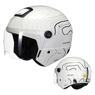 RYMIC睿觅NE02电动摩托车头盔男女巡航复古半盔四分之三盔安全帽