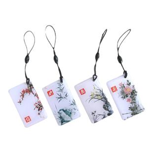 cuid可反复擦写复制卡通滴胶卡UID可复制卡CUID卡复刻门卡感应ic空白卡0扇区门禁卡电梯卡复制小区物业考勤卡