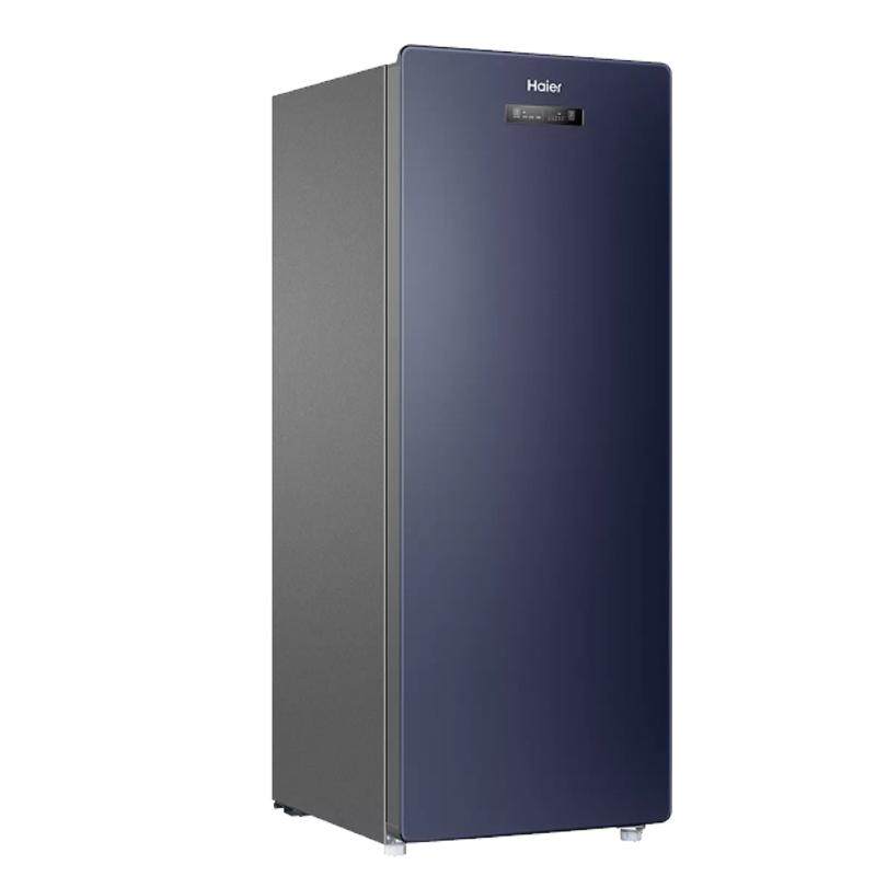 Haier/海尔152升150家用冰柜 立式冷柜小型风冷无需除霜迷你抽屉