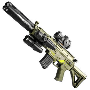 AK47电动连发手自一体水晶玩具枪M416自动突击步枪儿童男孩现货