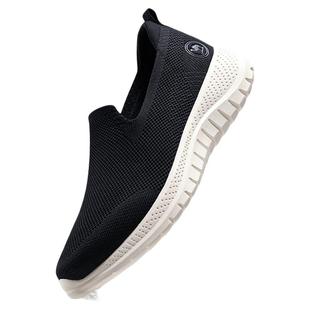 骆驼男鞋2026夏季轻便休闲网面透气健步鞋男士运动一脚蹬网鞋