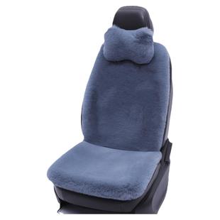 冬季毛绒汽车坐垫单片无靠背加厚棉垫加热前排车座垫方垫单座毛垫
