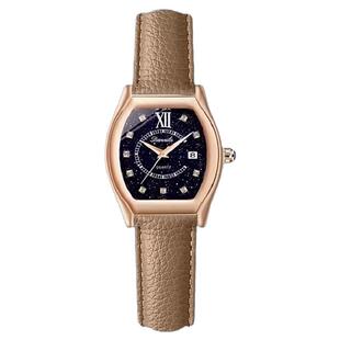 2025新款酒桶形星空面防水女士经典百搭优雅轻奢小众女款石英腕表