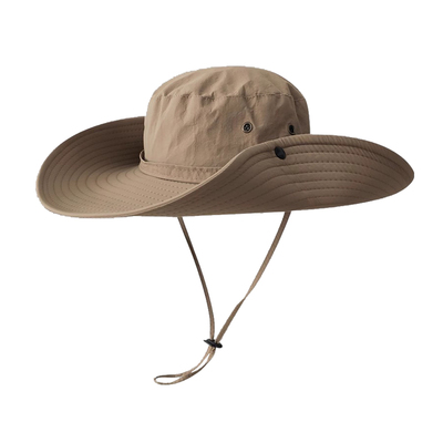 大头围户外登山帽速干防水渔夫帽