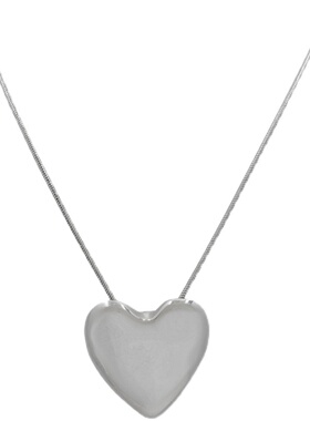 韩国超大爱心INS冷淡风吊坠项链