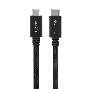 Anker安克雷电5数据线移动硬盘Thunderbolt4高清16kusb3.1双头typec电脑音视频投屏全功能120Gbps高速传输线