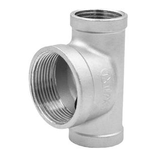 304不锈钢中大三通 变径三通不锈钢丝扣异径三通 内螺纹中大三通