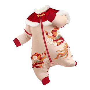 ibaby恒温婴儿新年睡袋宝宝夹棉分腿睡袋秋冬加厚TK