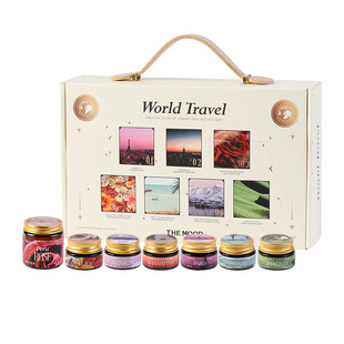 【情人节礼物】未知气味漫游世界香薰蜡烛礼盒生日礼物女生高级感