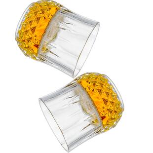 威士忌酒杯高级感家用洋酒杯创意水晶杯玻璃钻石杯子轻奢酒具套装