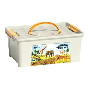 mideer弥鹿动物模型儿童仿真野生动物恐龙模型摆件早教益智玩具