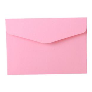 小号117X80MM信封糖果色彩色信笺银行卡会员卡收纳100个包邮定制