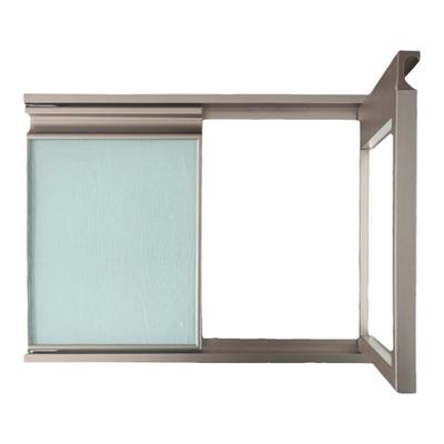 橱柜门定做钢化玻璃铝合金