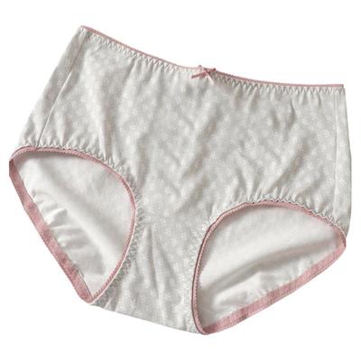 纯棉裆柔软简约风提臀女士内裤