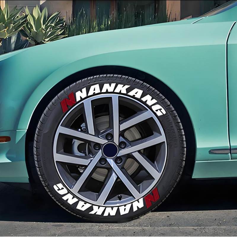 汽车轮胎字母贴纸  pvc材质立体连体多色可选 3D车贴