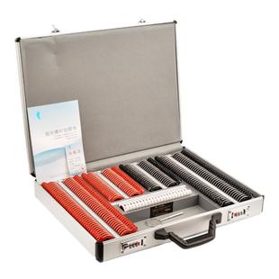 眼科医院用验光箱验光镜片箱插片箱兴达视康长信266 塑圈亮边铝箱