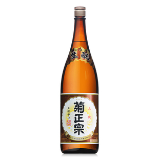 日本进口菊正宗清酒上选辛口纯米酒低度料理酒瓶装1.8L