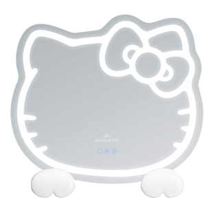 hellokitty化妆镜led灯镜智能梳妆镜可爱壁挂镜卧室挂墙ins大镜子