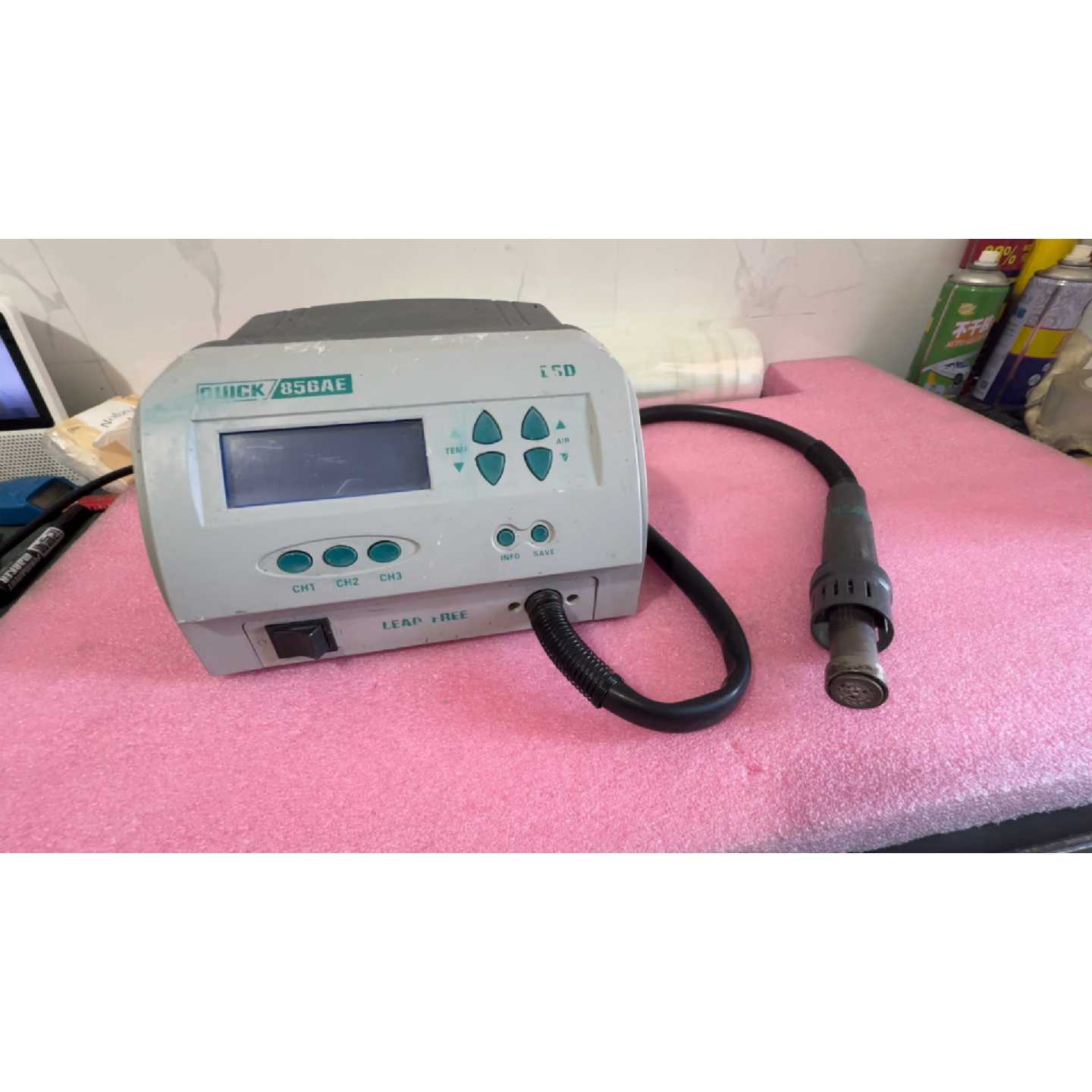 【请询价】QUICK快克856AE大功率热风枪1300W
