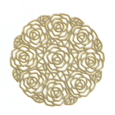 北欧ins风镂空形状pvc家用小杯垫