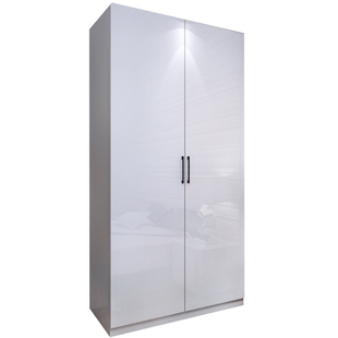 烤漆对开门衣柜简约现代拉门衣柜四门衣柜三门两门大衣柜整体衣柜