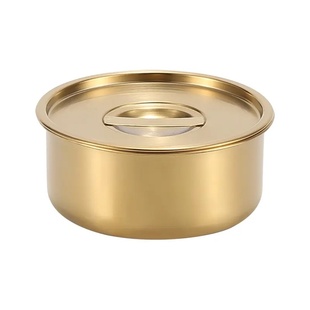 不锈钢蒸盘蒸盒蒸锅笼屉蒸格蒸碗蒸饭带盖蒸蛋圆形汤碗酱汁杯成人