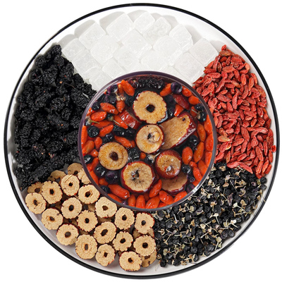 桑葚枸杞茶黑枸杞红枣干男士养生茶包女人熬夜泡水喝的东西花果茶