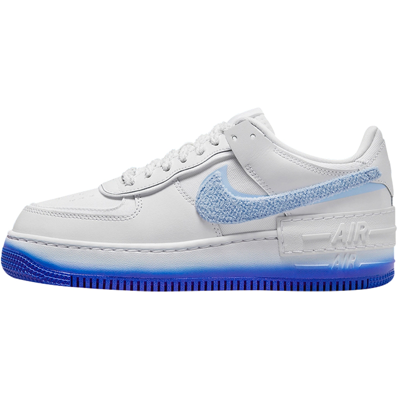 小鸿体育Nike Air Force 1 Shadow AF1白蓝低帮休闲鞋FJ4567-100