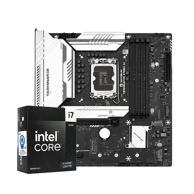 英特尔i7 14790F盒装CPU主板套装搭铭瑄 微星B760M-A WIFI D4 II