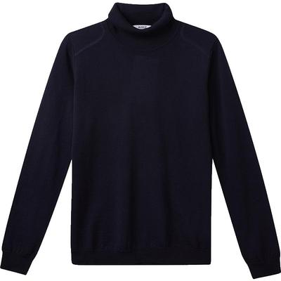 套头高领纯色休闲保暖舒适针织衫