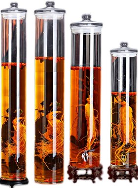 细长加高泡酒瓶耐高温高硼硅玻璃