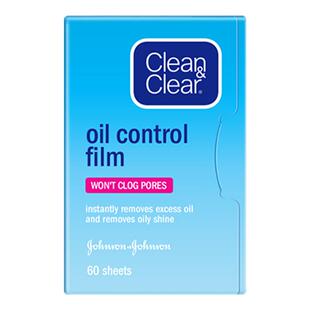 cleanclear可伶可俐脸部吸油膜女吸油面纸男士蓝粉膜面巾纸吸油纸