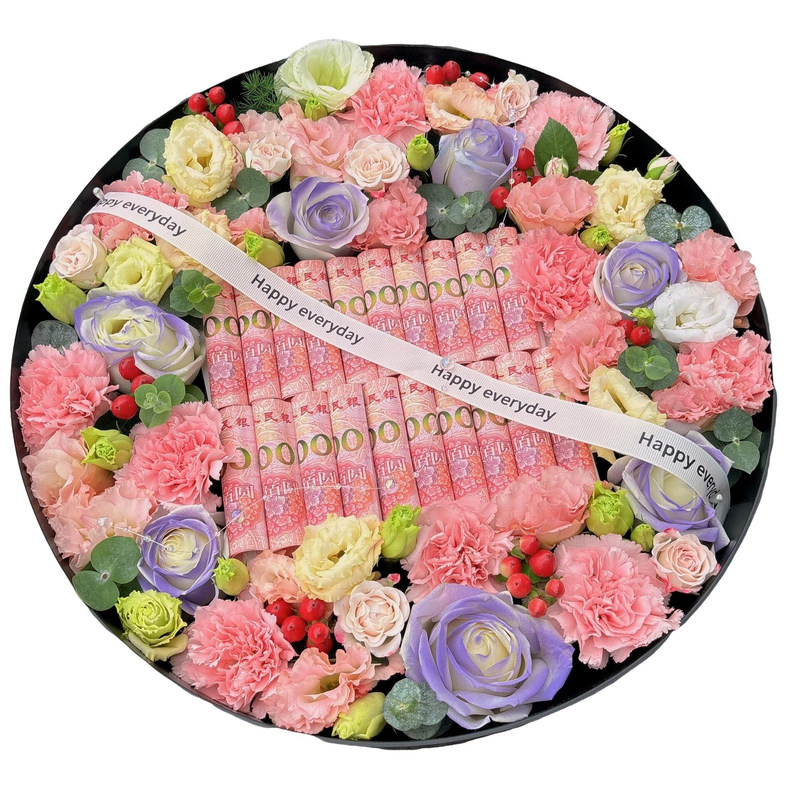 【当日小时达】情人节有钱花成品鲜花生日鲜花速递同城送花上门