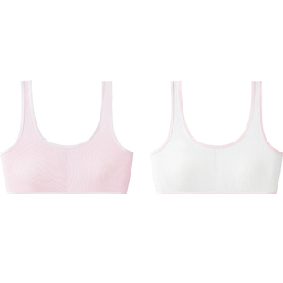 英氏女童一次性内衣儿童发育期免洗文胸旅行日抛抹胸一二阶段背心