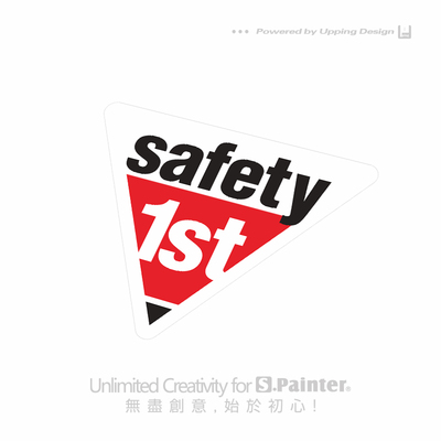 汽车安全safety1st三角防水车贴