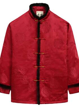 玄笙棉服男中国风男装
