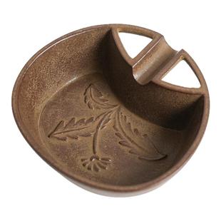 日本铃木盛久 进口南部铁器烟灰缸香皿置物书房文镇桌面摆件送礼