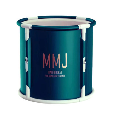 成人防水布PVC折叠泡澡桶折叠桶